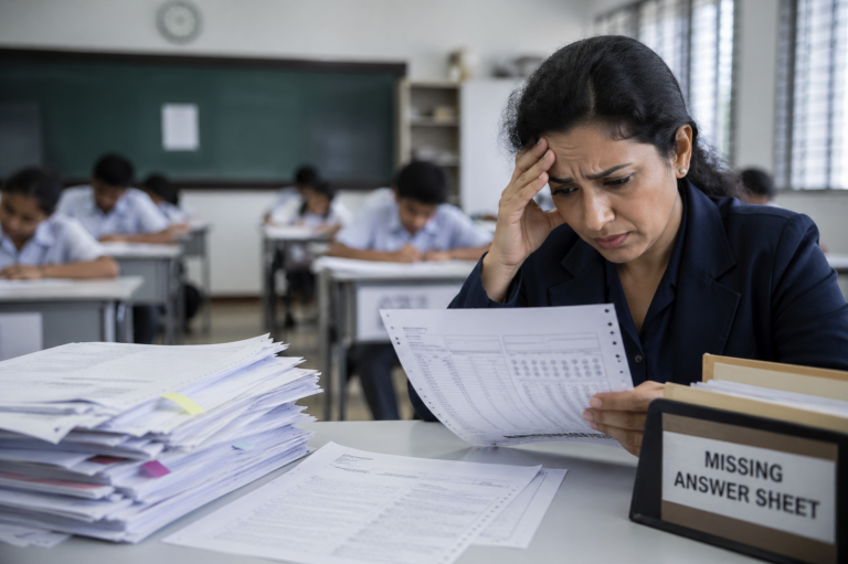 What Happens When an Answer Sheet Goes Missing? (And How Digital Fixes It)
