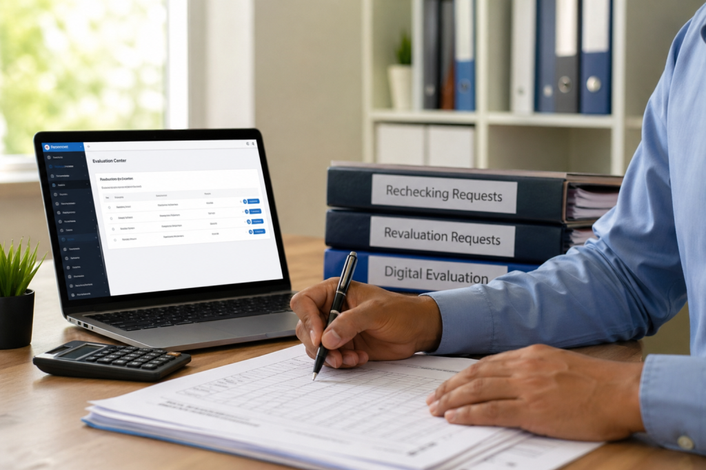 Digital Evaluation Supports Rechecking & Revaluation Requests Smoothly